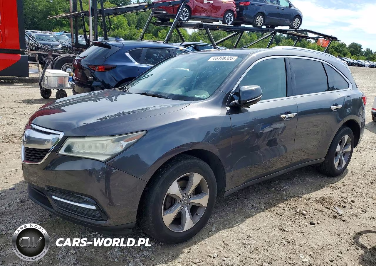 2014 Acura Mdx VIN:5FRYD4H25EB003083 - 1