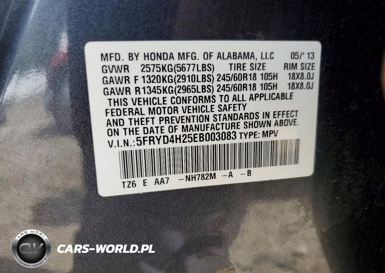 2014 Acura Mdx VIN:5FRYD4H25EB003083 - 14