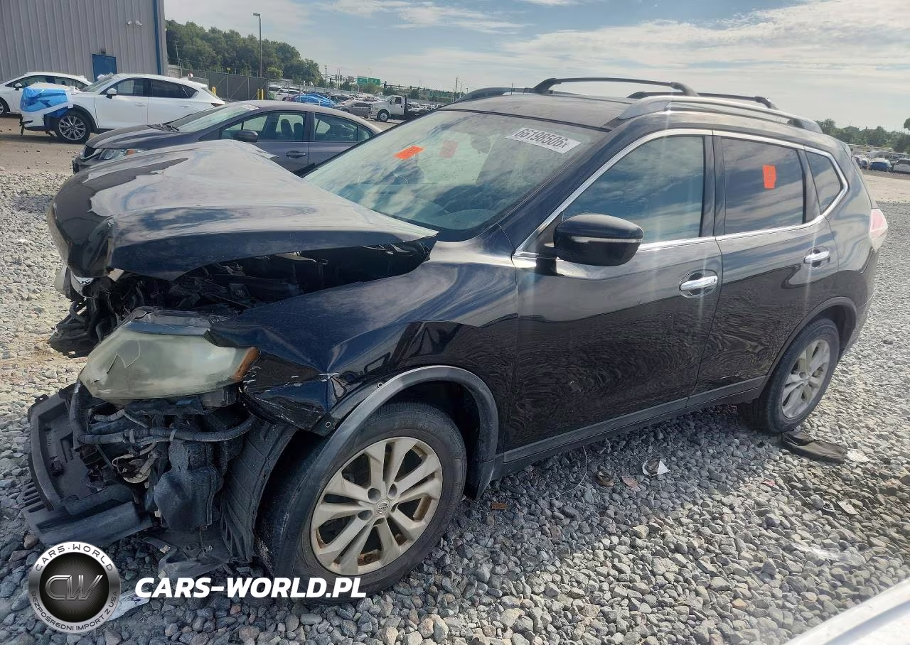 2014 Nissan Rogue Sv VIN:5N1AT2MT9EC792369 - 1