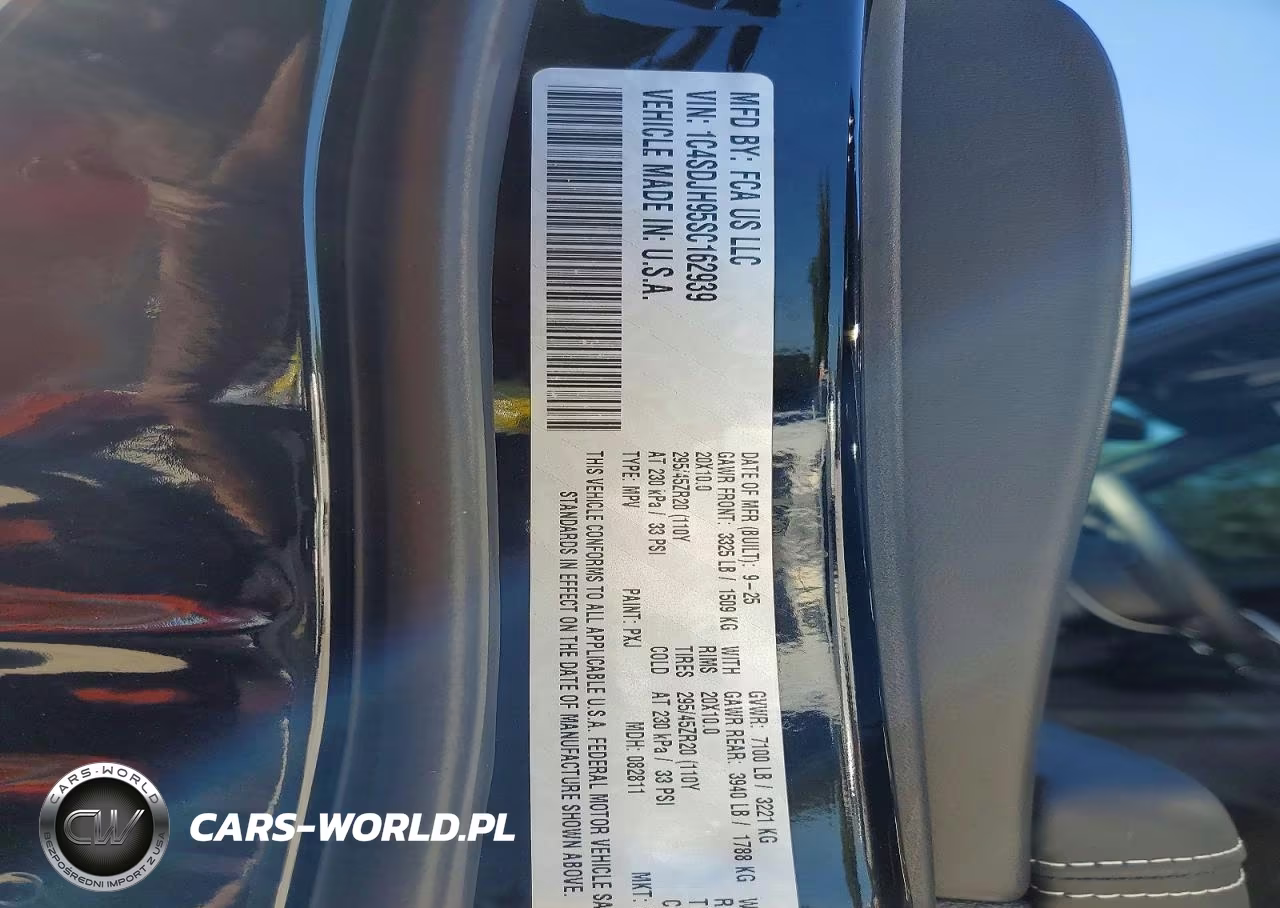 2025 Dodge Durango Srt Hellcat VIN:1C4SDJH95SC162939 - 13