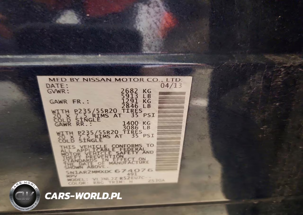 2013 Nissan Pathfinder S VIN:5N1AR2MMXDC674076 - 13