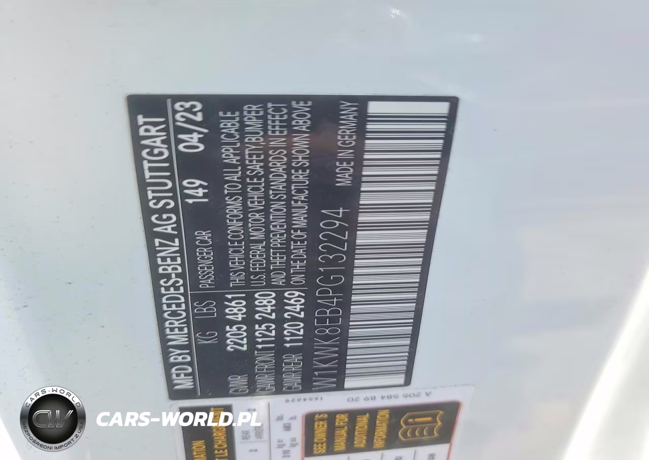 2023 Mercedes-Benz C 300 4Matic VIN:W1KWK8EB4PG132294 - 12