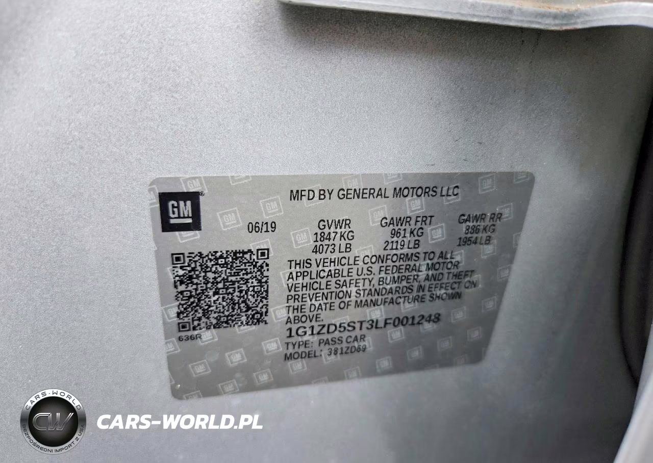 2020 Chevrolet Malibu Lt VIN:1G1ZD5ST3LF001248 - 13