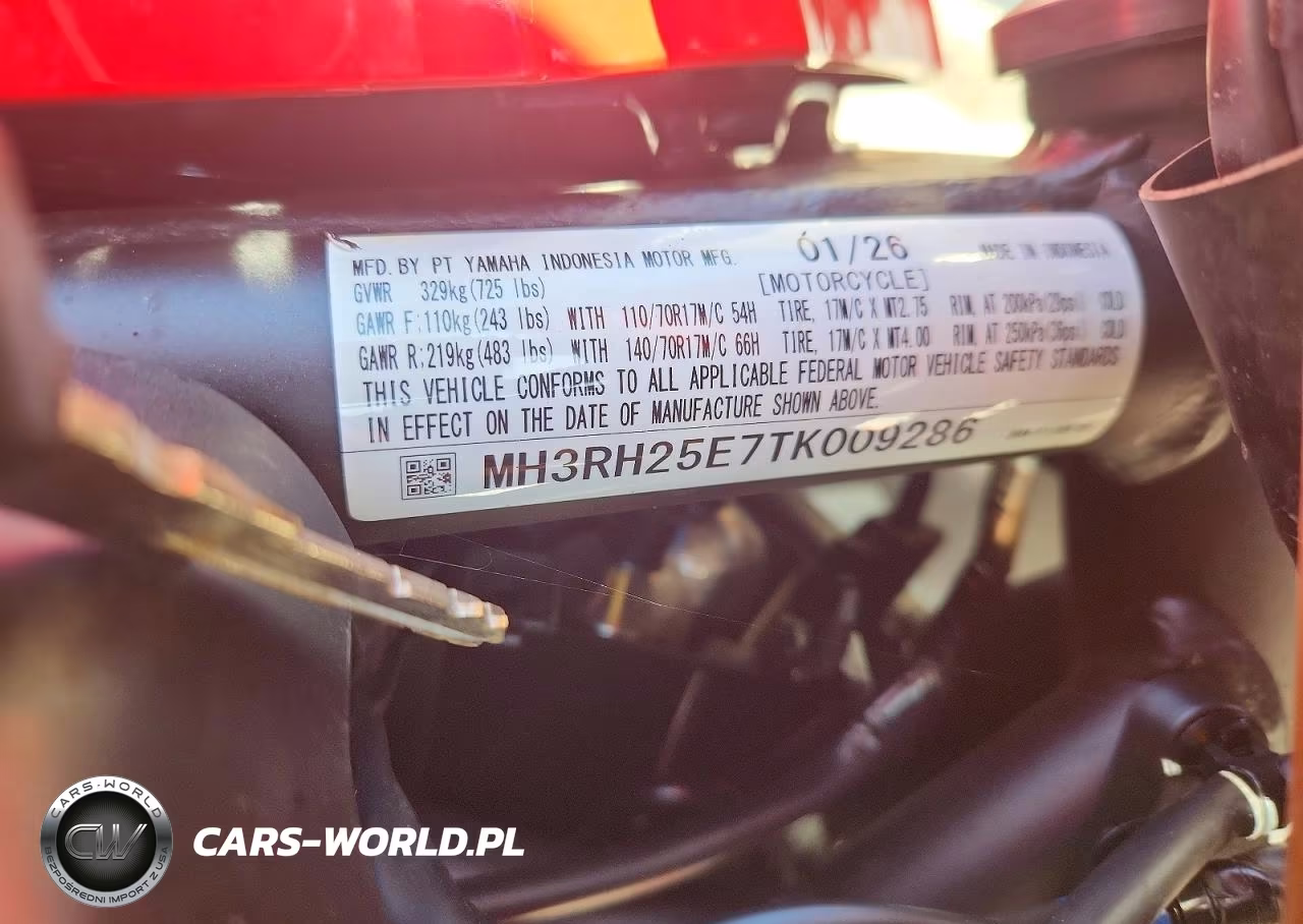2026 Yamaha Yfz320 A VIN:MH3RH25E7TK009286 - 9
