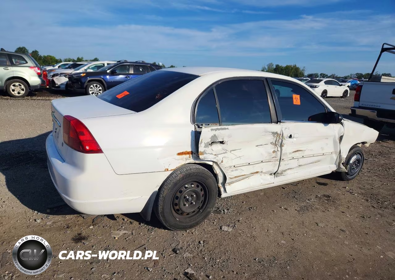 2001 Honda Civic Lx VIN:2HGES16581H583540 - 3