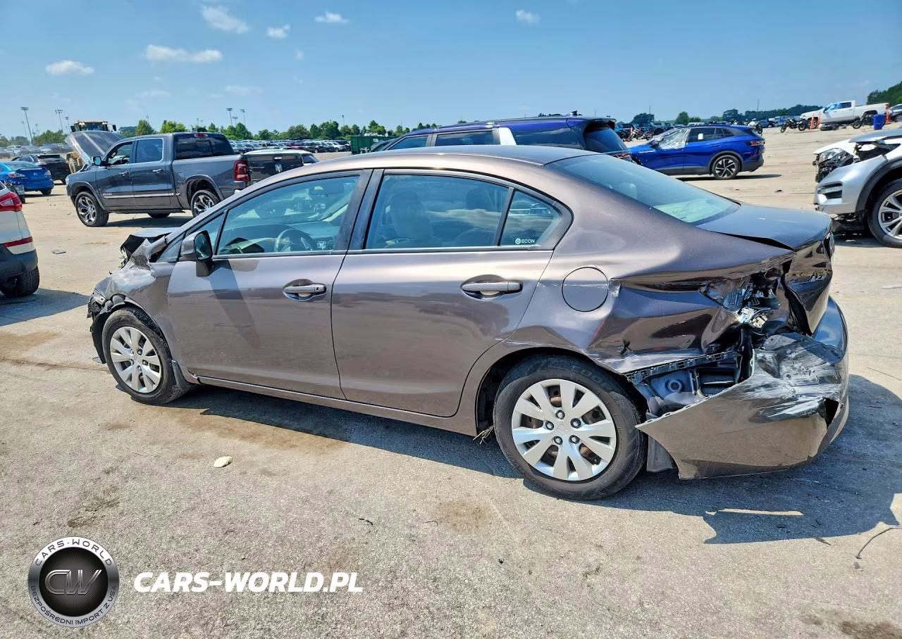 2012 Honda Civic Lx VIN:19XFB2F53CE062278 - 2