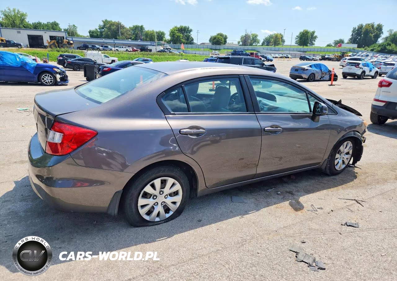 2012 Honda Civic Lx VIN:19XFB2F53CE062278 - 3