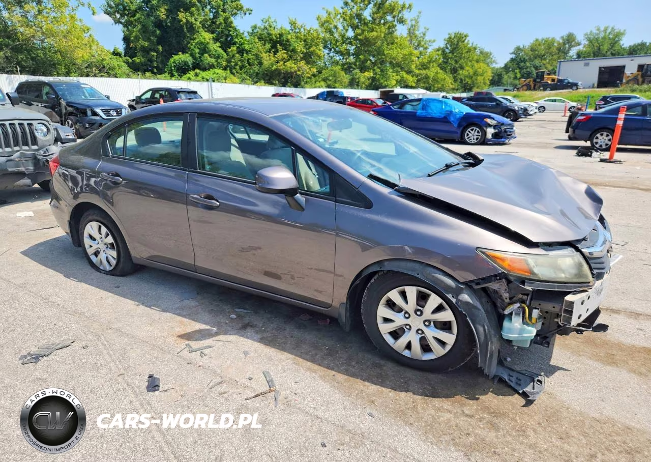 2012 Honda Civic Lx VIN:19XFB2F53CE062278 - 4