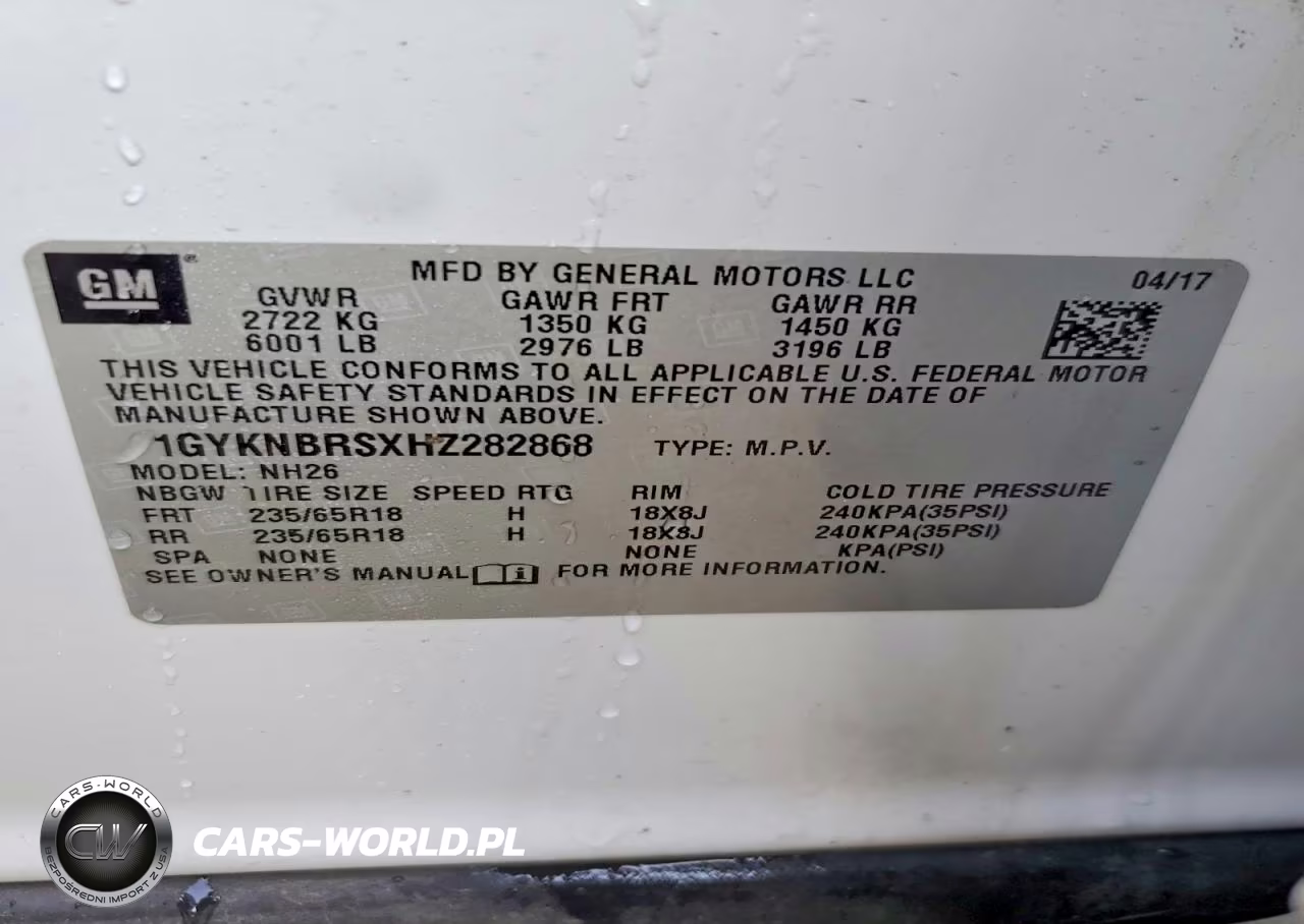 2017 Cadillac Xt5 Luxury VIN:1GYKNBRSXHZ282868 - 13