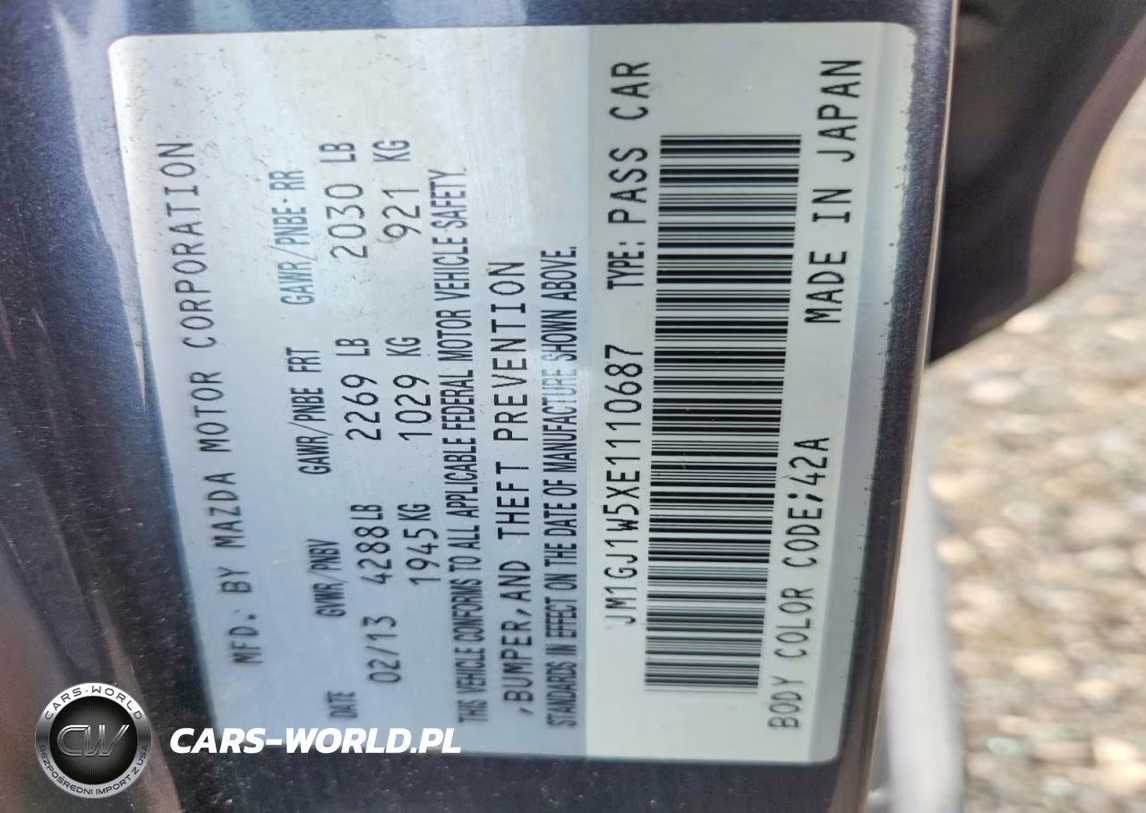 2014 Mazda 6 Grand Touring VIN:JM1GJ1W5XE1110687 - 12
