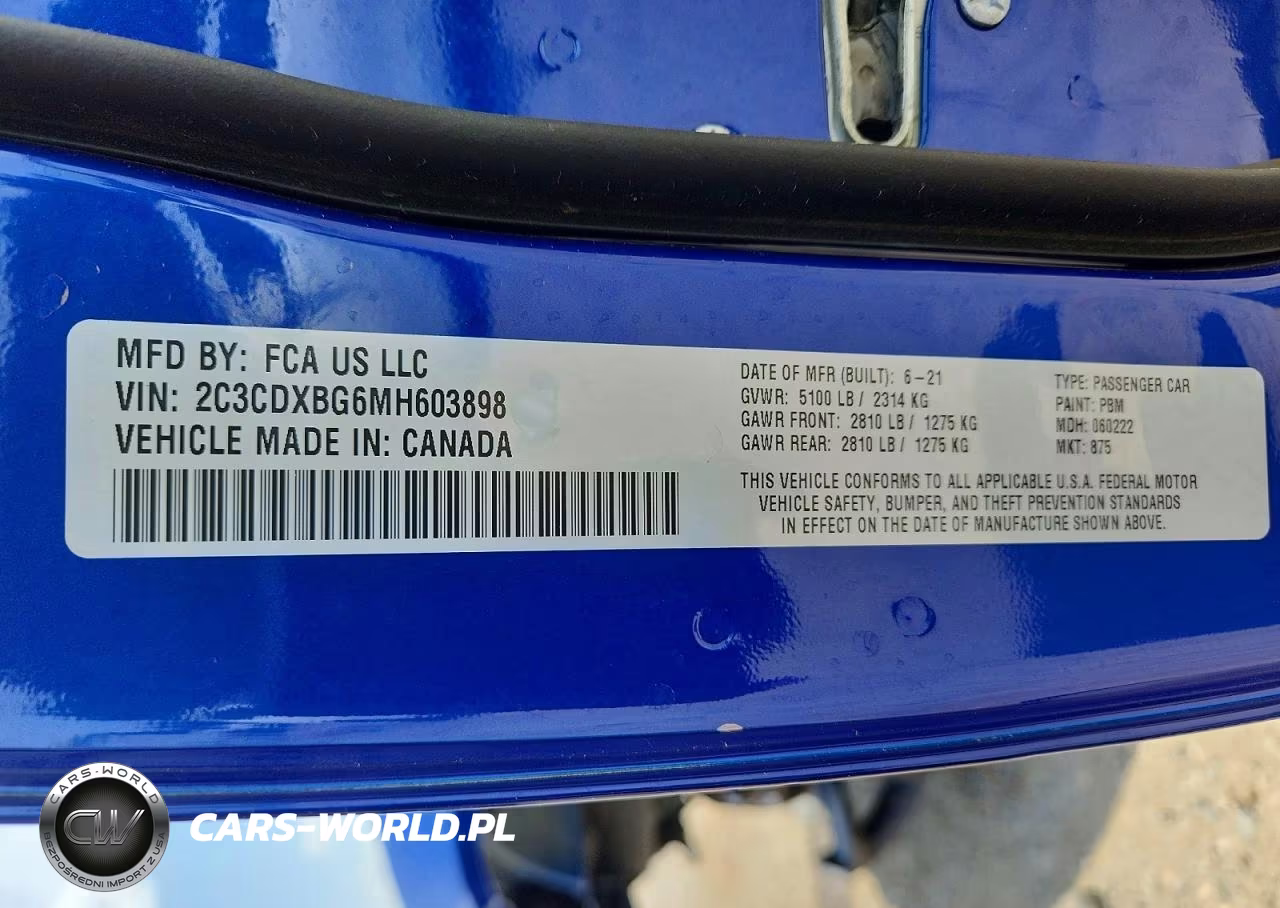 2021 Dodge Charger Sxt VIN:2C3CDXBG6MH603898 - 13