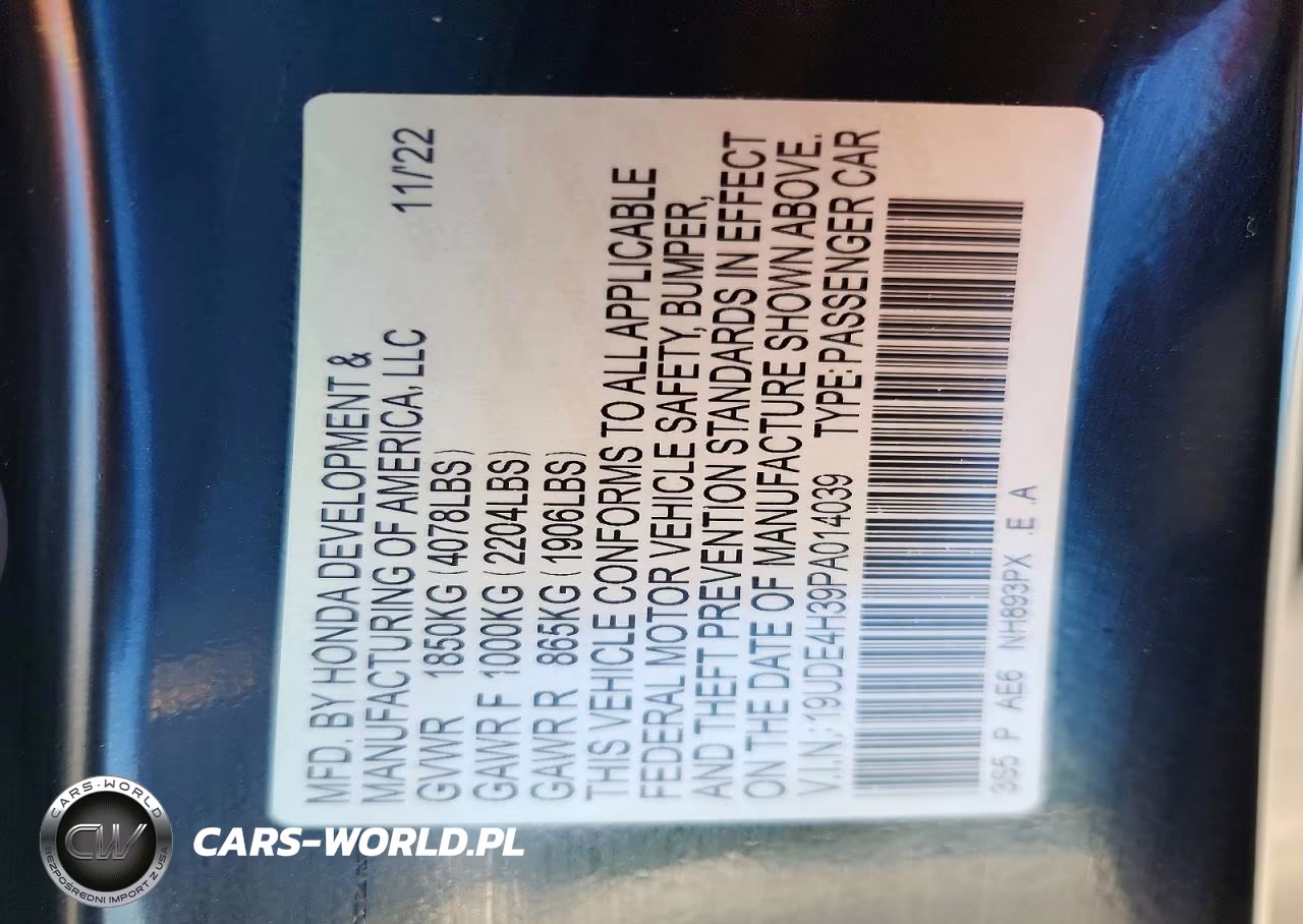2023 Acura Integra A-Spec VIN:19UDE4H39PA014039 - 13