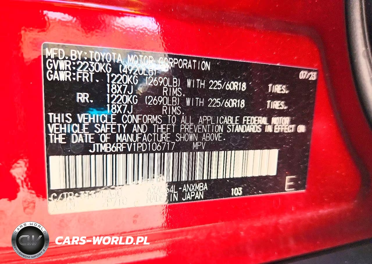 2023 Toyota Rav4 Xle Premium VIN:JTMB6RFV1PD106717 - 13