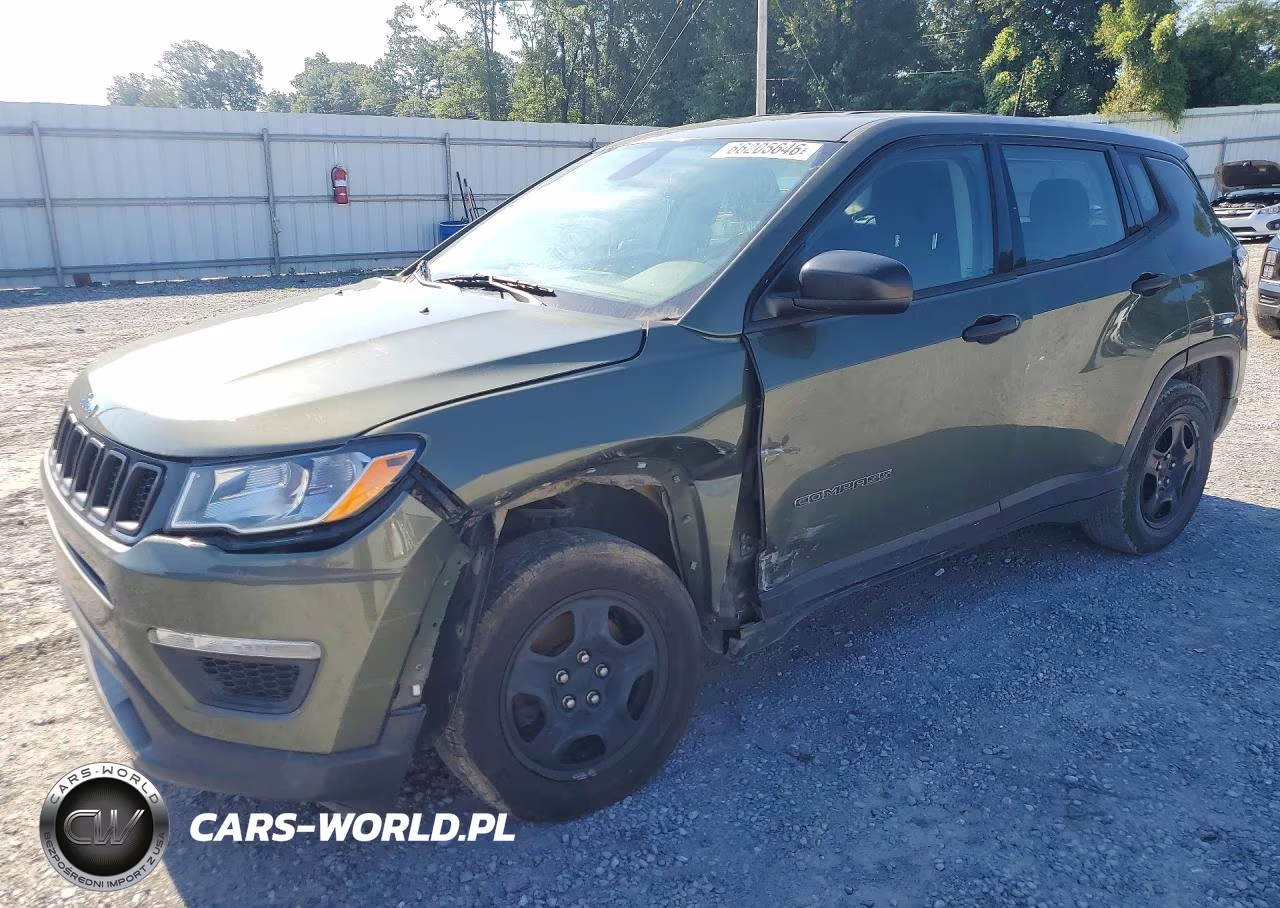 2018 Jeep Compass Sport VIN:3C4NJCAB1JT107129 - 1
