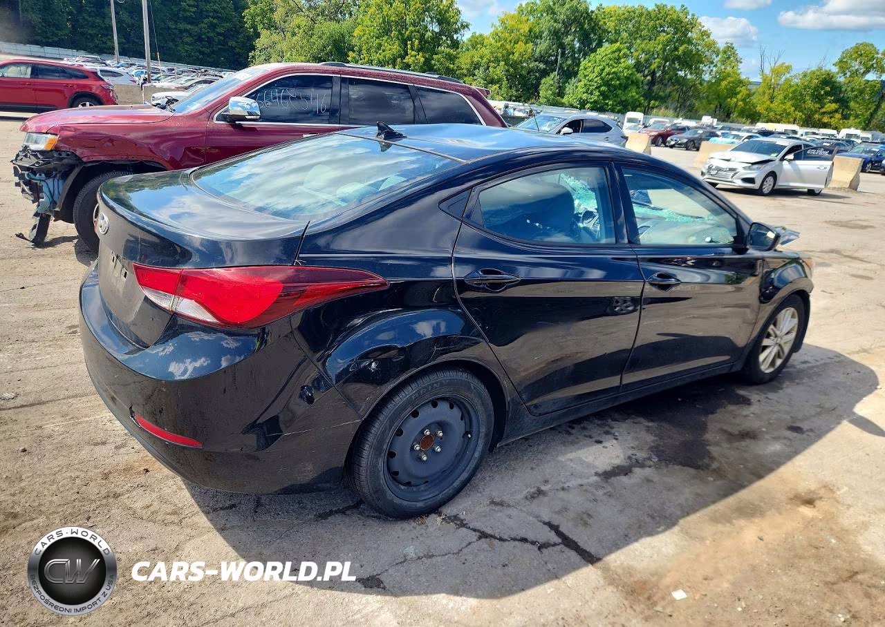 2015 Hyundai Elantra Se VIN:5NPDH4AE7FH613207 - 3