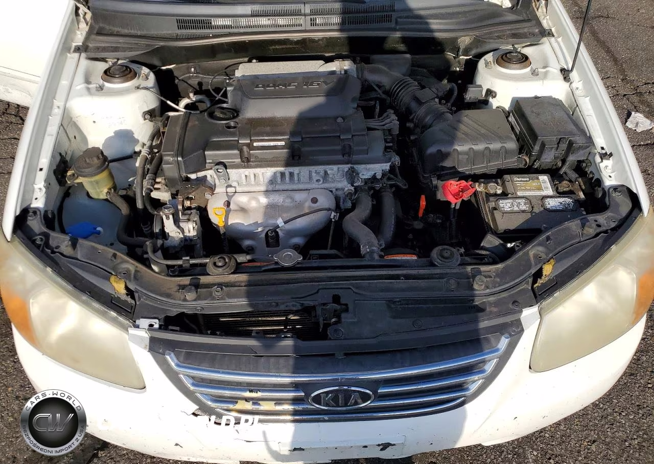 2008 Kia Spectra Lx VIN:KNAFE122985565651 - 11