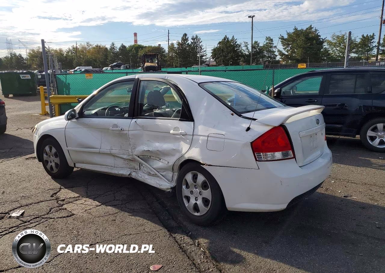 2008 Kia Spectra Lx VIN:KNAFE122985565651 - 2