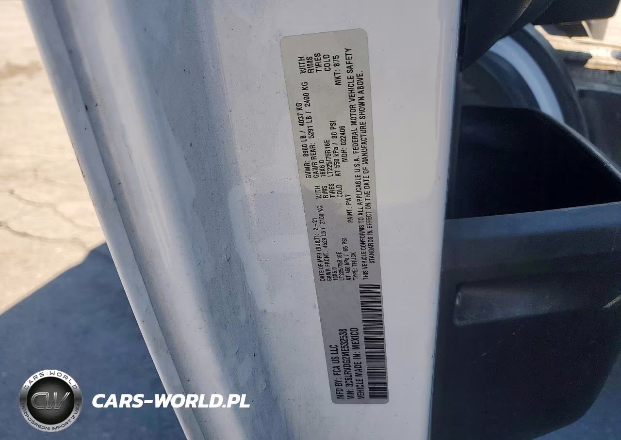 2021 Ram Promaster 2500 Delivery Van VIN:3C6LRVDG2ME532538 - 13