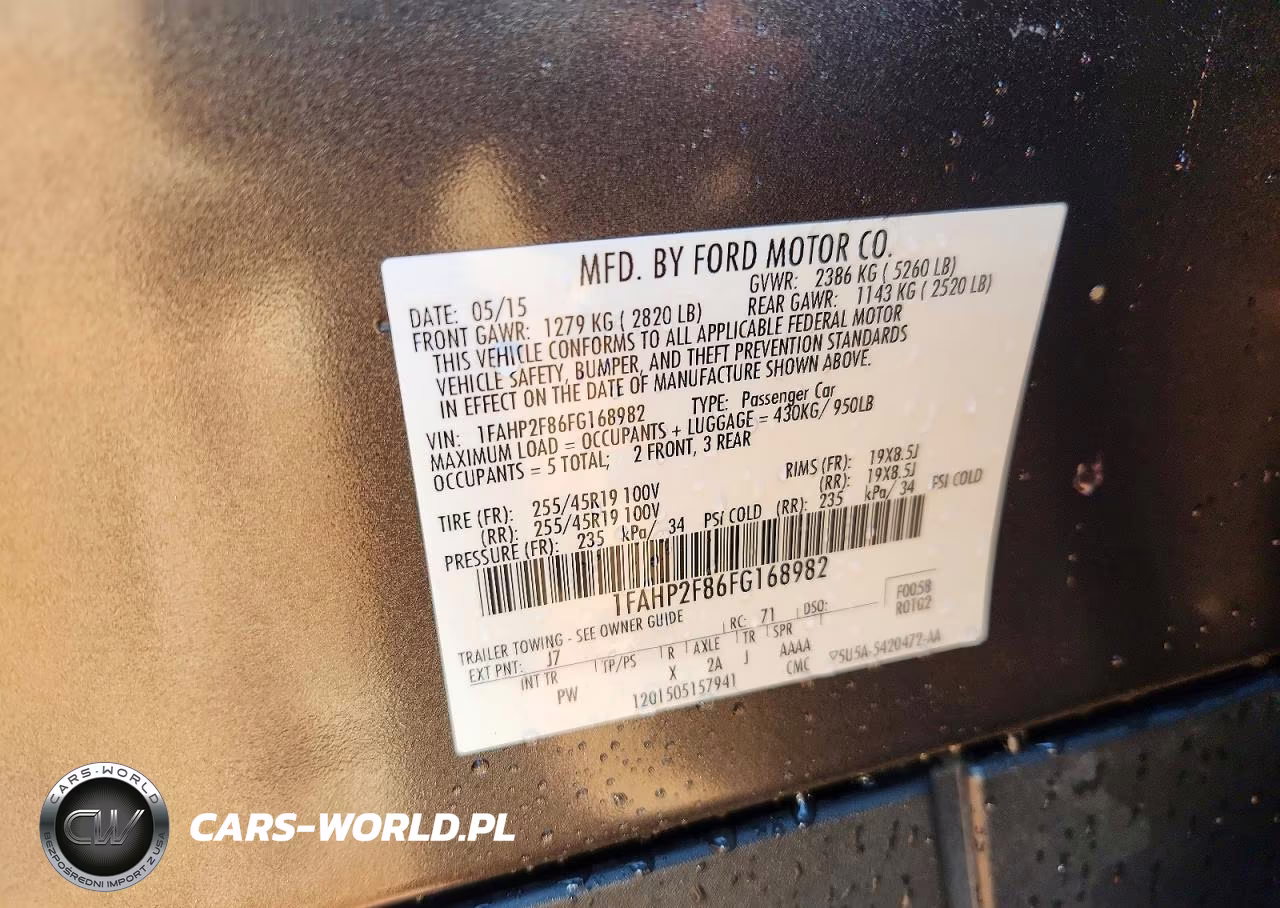 2015 Ford Taurus Limited VIN:1FAHP2F86FG168982 - 13