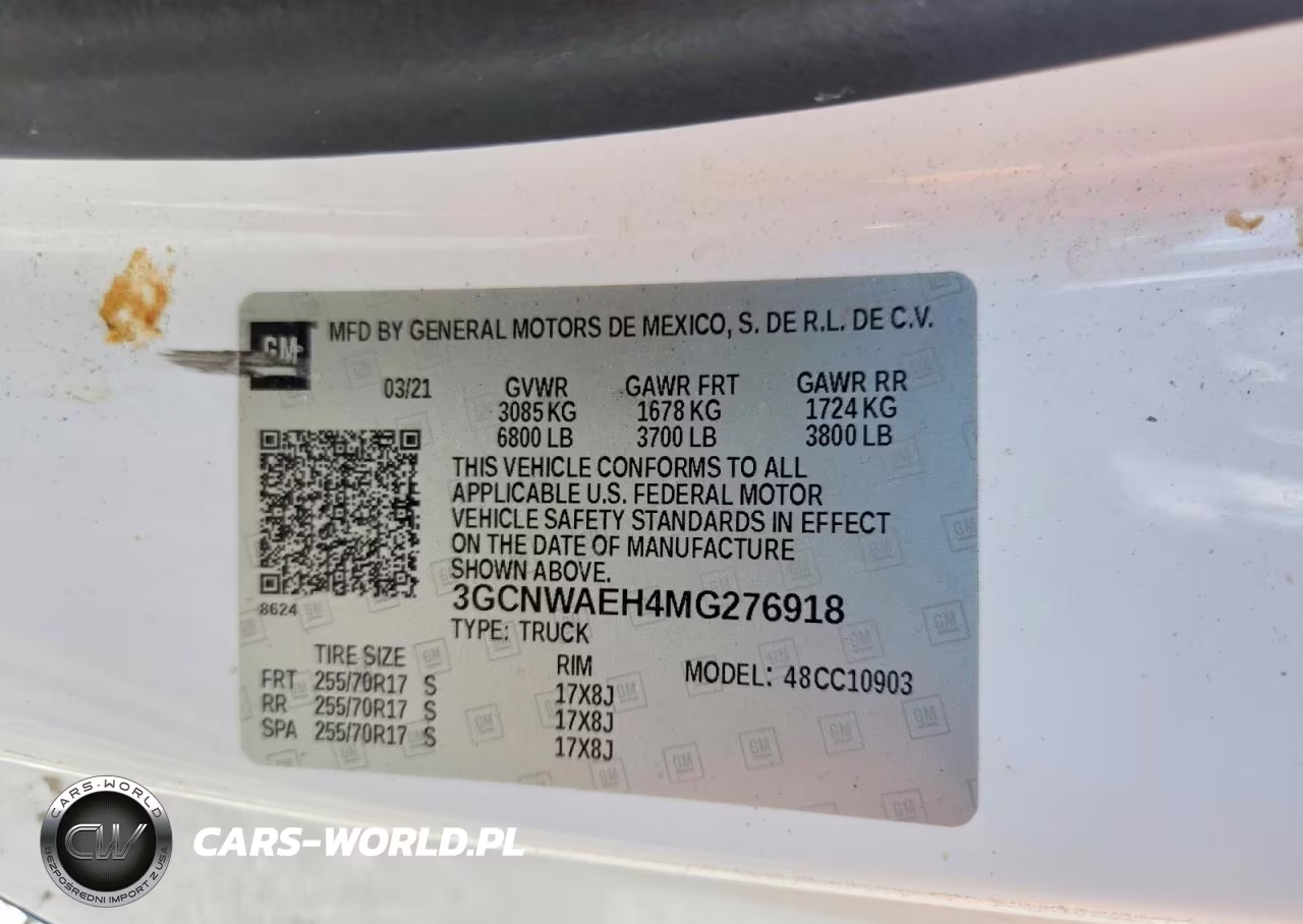 2021 Chevrolet Silverado C1500 VIN:3GCNWAEH4MG276918 - 12