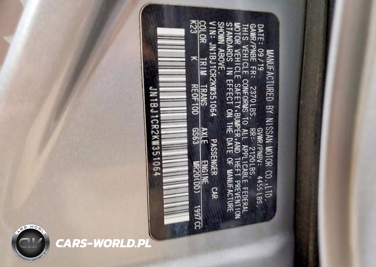 2019 Nissan Rogue Sport Sv VIN:JN1BJ1CR2KW351064 - 14