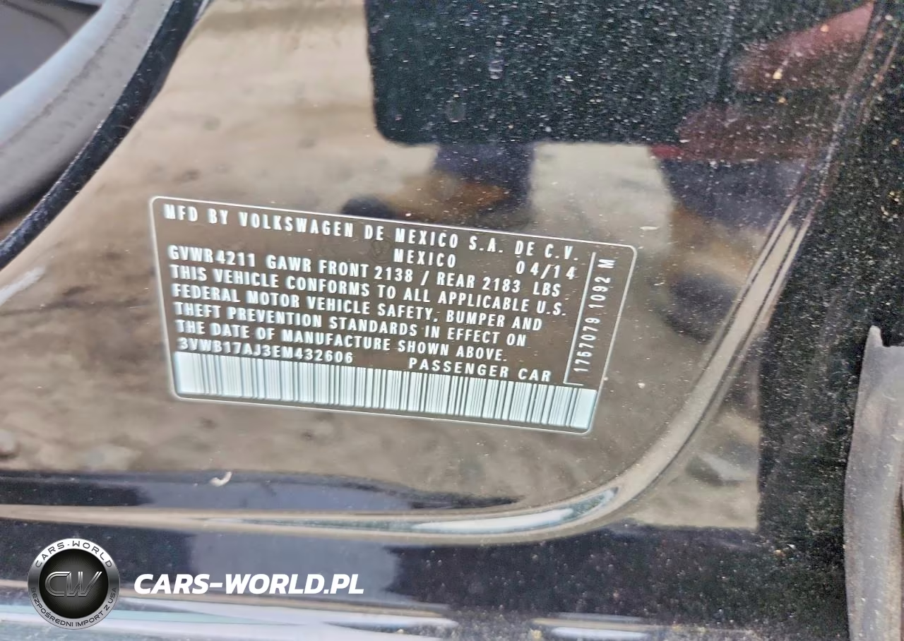 2014 Volk Jetta Se VIN:3VWB17AJ3EM432606 - 12
