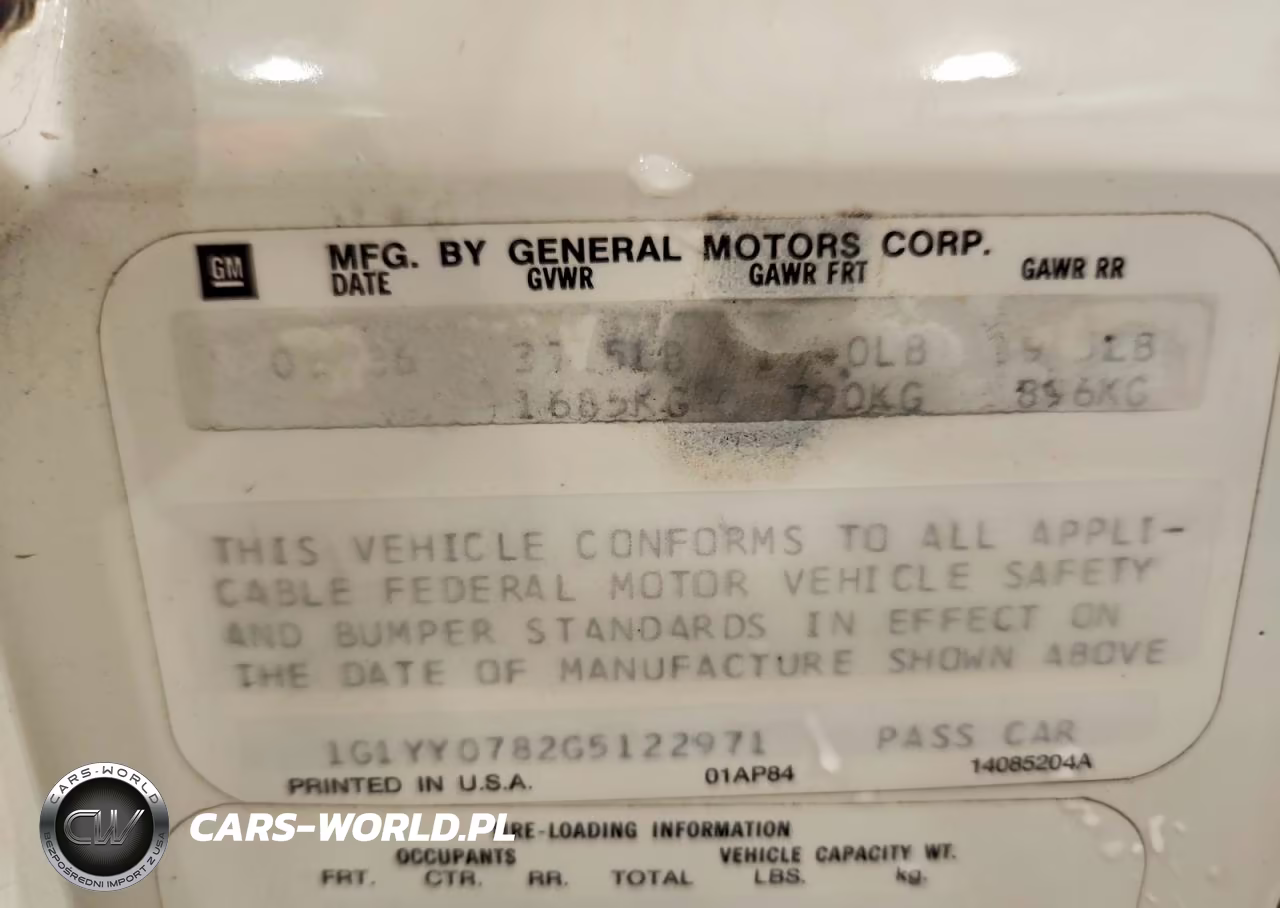 1986 Chevrolet Corvette VIN:1G1YY0782G5122971 - 12