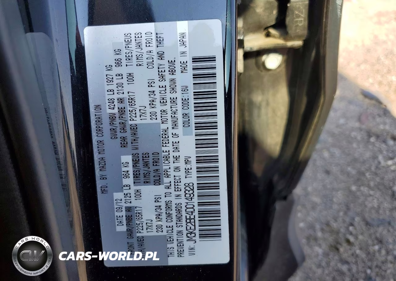 2013 Mazda Cx-5 Sport VIN:JM3KE2BE4D0149328 - 12