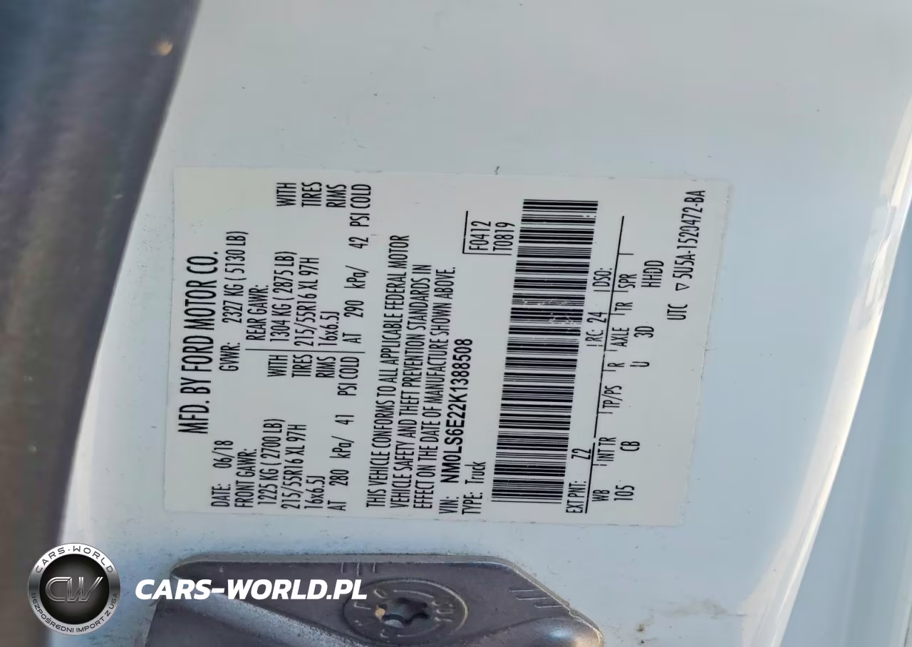 2019 Ford Transit Connect Xl VIN:NM0LS6E22K1388508 - 13