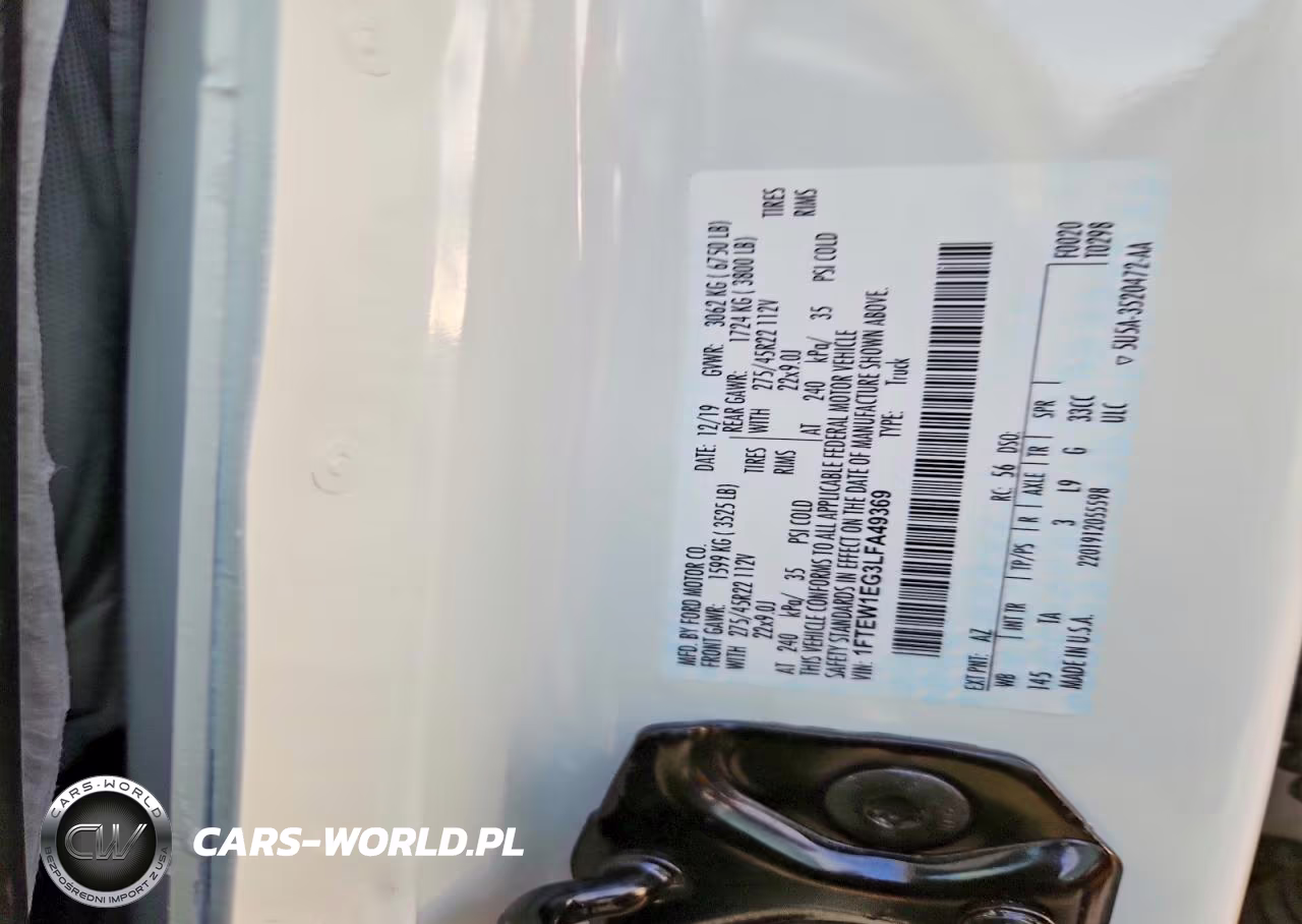 2020 Ford F150 Supercrew VIN:1FTEW1EG3LFA49369 - 13
