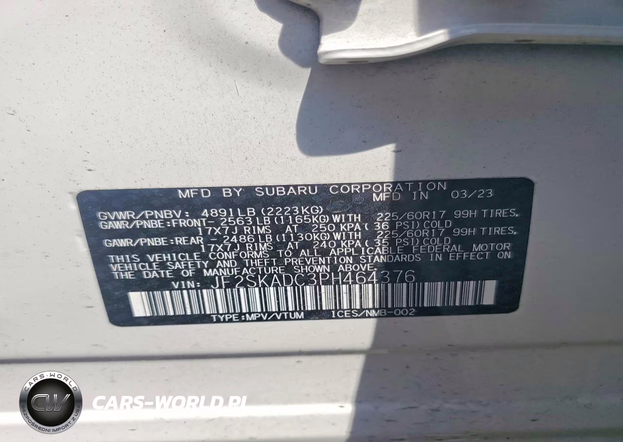 2023 Subaru Forester Premium VIN:JF2SKADC3PH464376 - 13