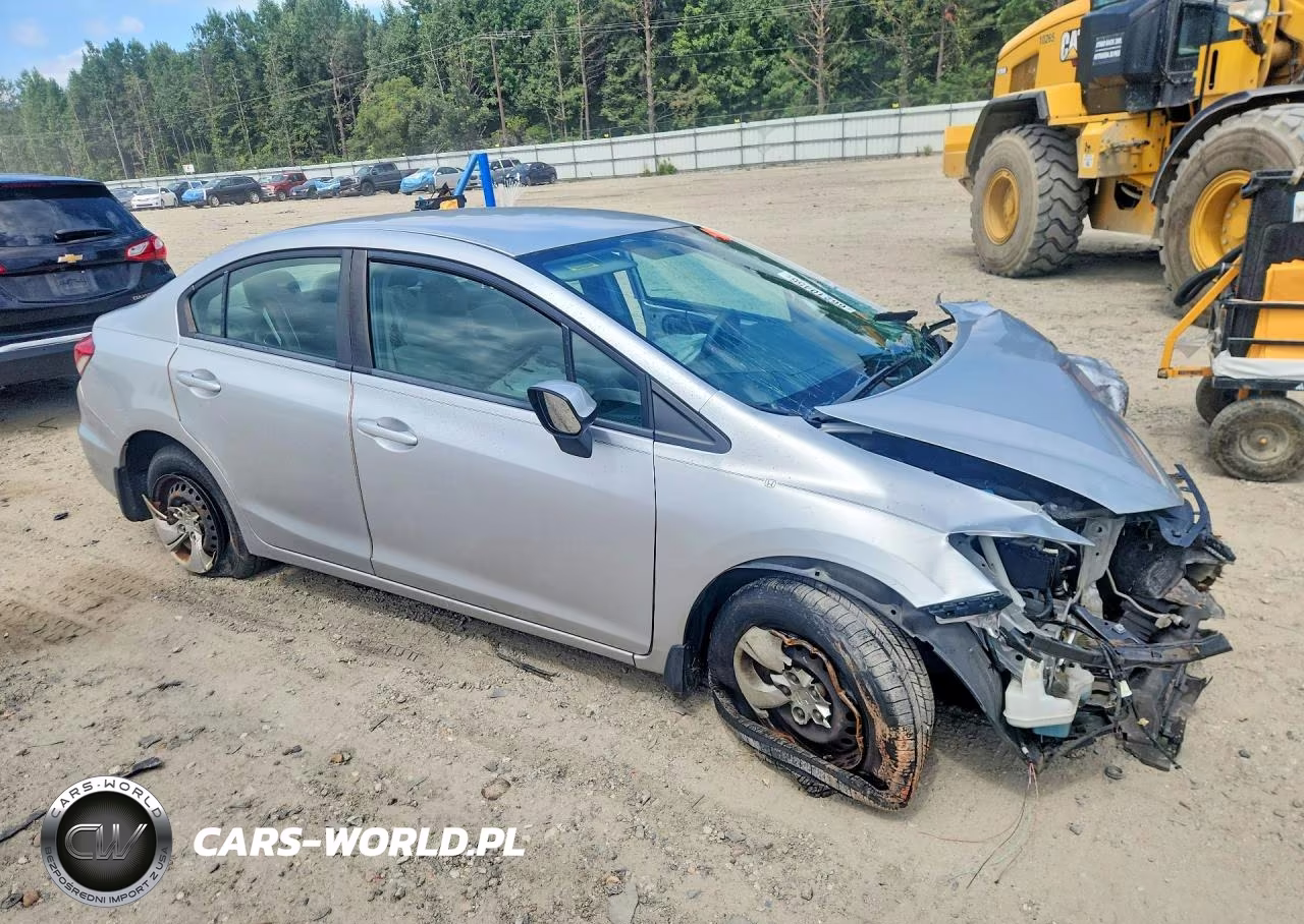 2013 Honda Civic Lx VIN:2HGFB2F55DH575846 - 4