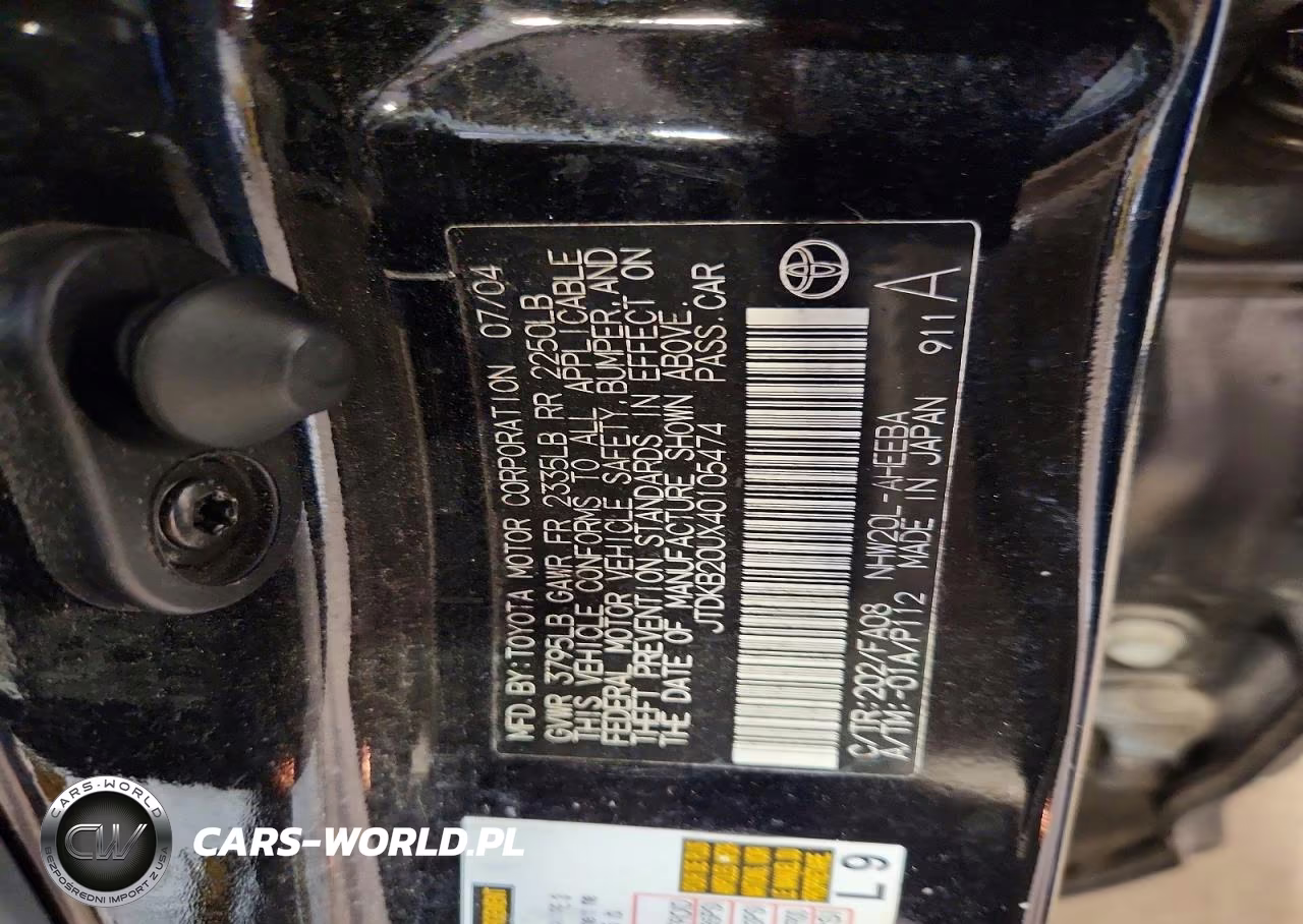 2004 Toyota Prius Base VIN:JTDKB20UX40105474 - 13