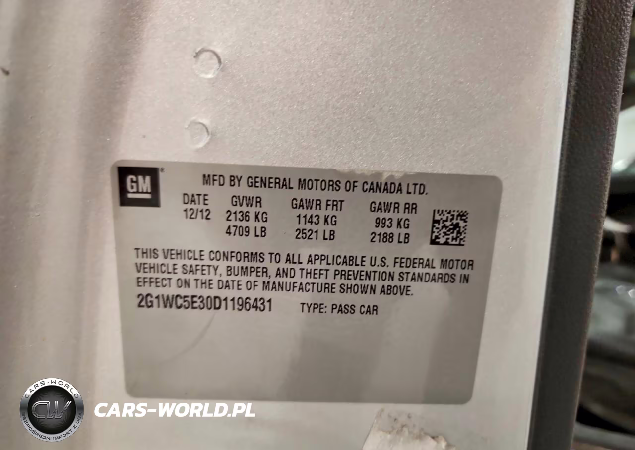2013 Chevrolet Impala Ltz VIN:2G1WC5E30D1196431 - 12