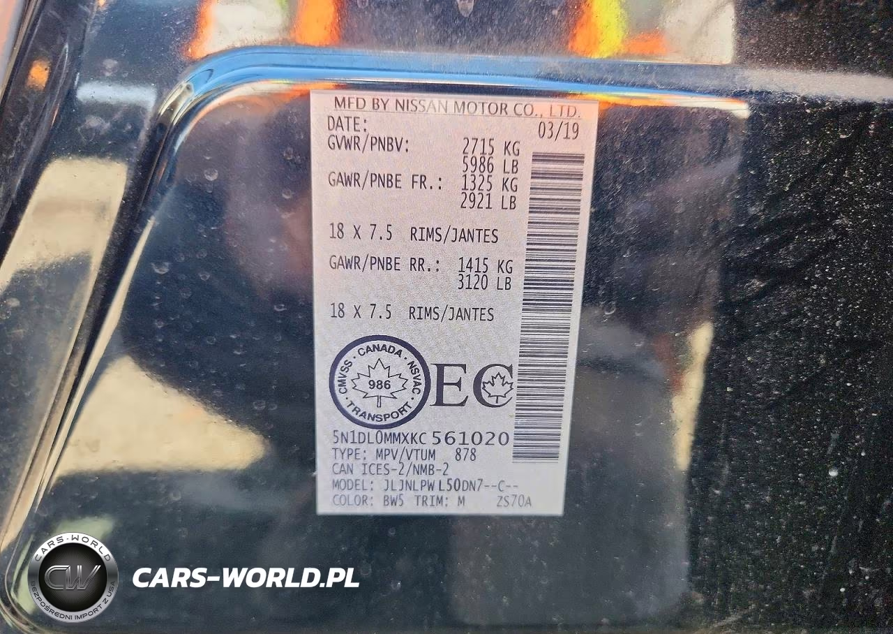 2019 Infiniti Qx60 Pure VIN:5N1DL0MMXKC561020 - 13
