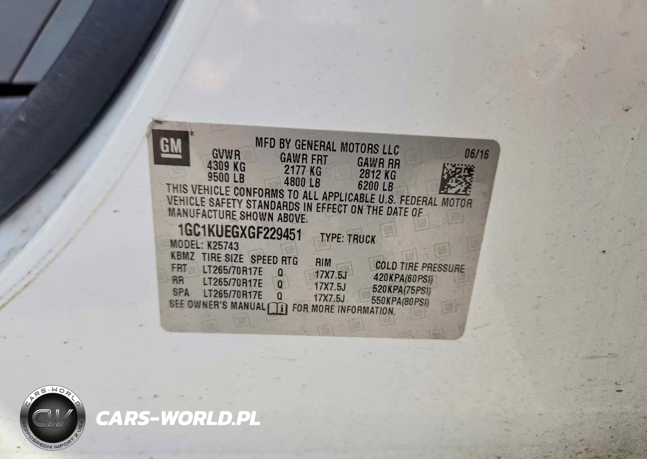 2016 Chevrolet Silverado K2500 Heavy Duty VIN:1GC1KUEGXGF229451 - 13