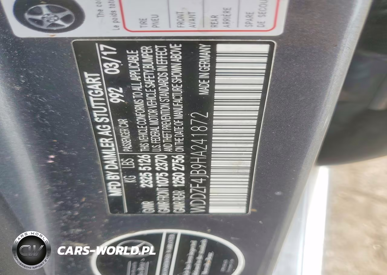 2017 Mercedes-Benz E 300 VIN:WDDZF4JB9HA241872 - 12