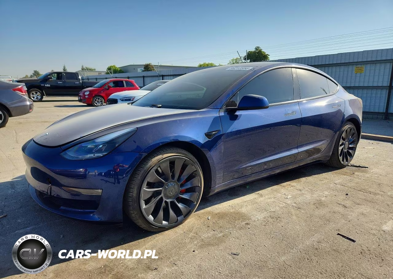 2021 Tesla Model 3 VIN:5YJ3E1EC9MF077481 - 1