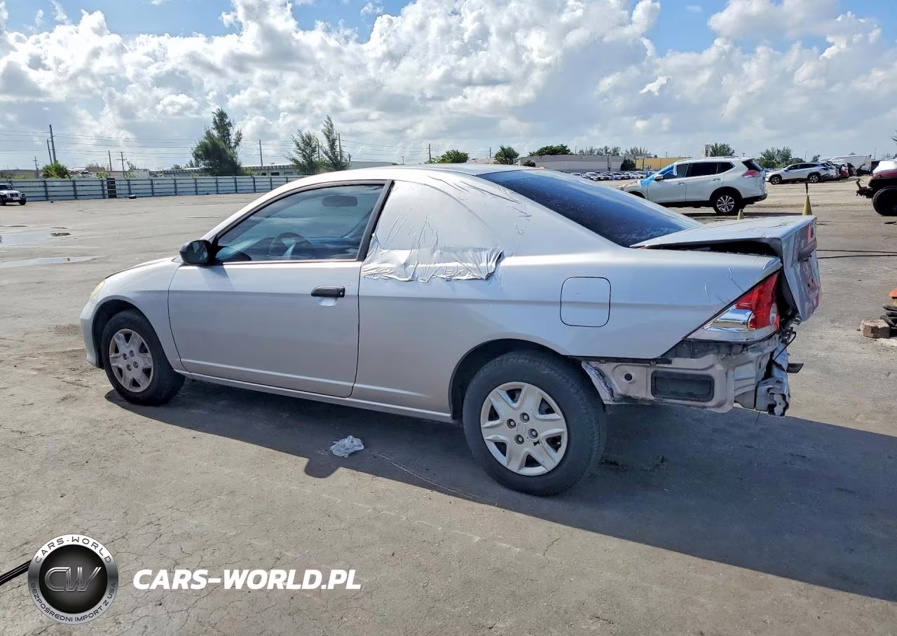 2004 Honda Civic Dx Vp VIN:1HGEM211X4L005631 - 2