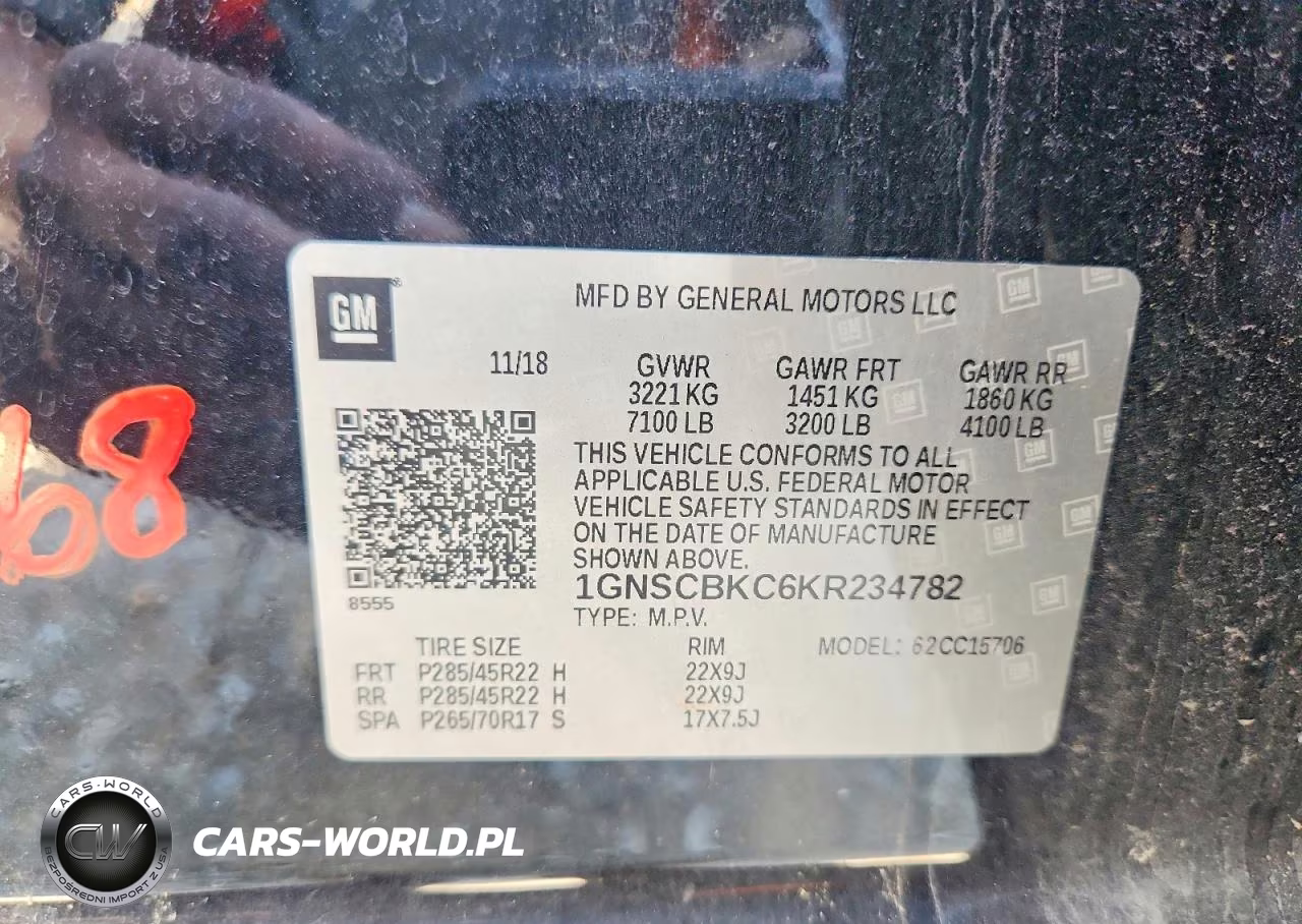 2019 Chevrolet Tahoe C1500 Lt VIN:1GNSCBKC6KR234782 - 13