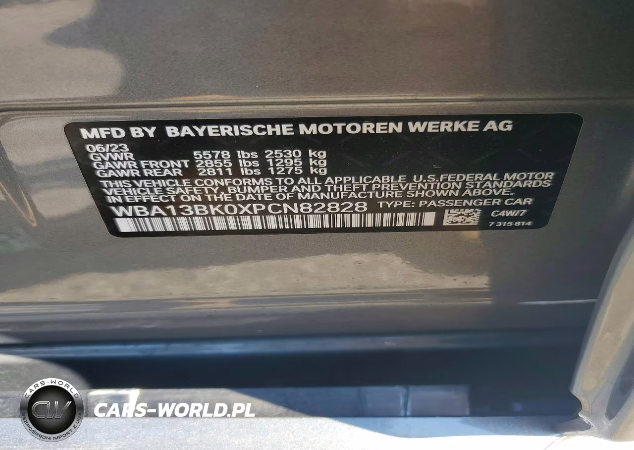 2023 BMW M550Xi VIN:WBA13BK0XPCN82828 - 12