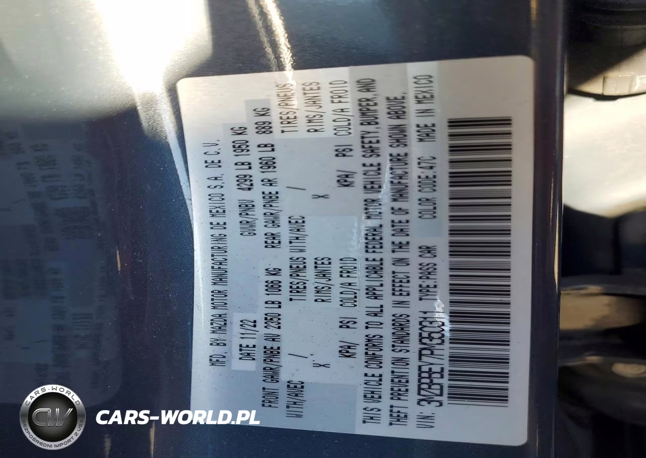 2023 Mazda 3 Premium Plus VIN:3MZBPBEY7PM350311 - 12