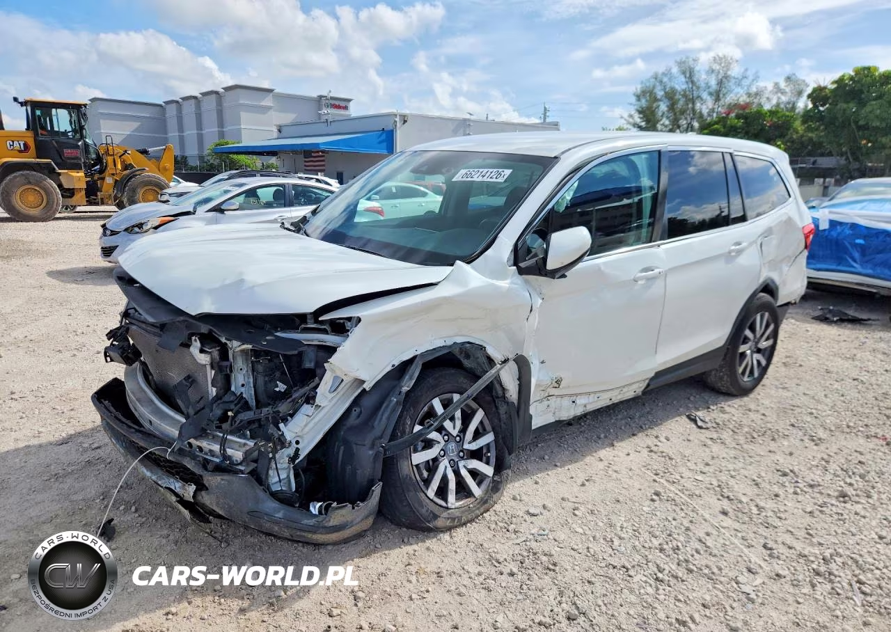 2021 Honda Pilot Ex VIN:5FNYF5H33MB036737 - 1