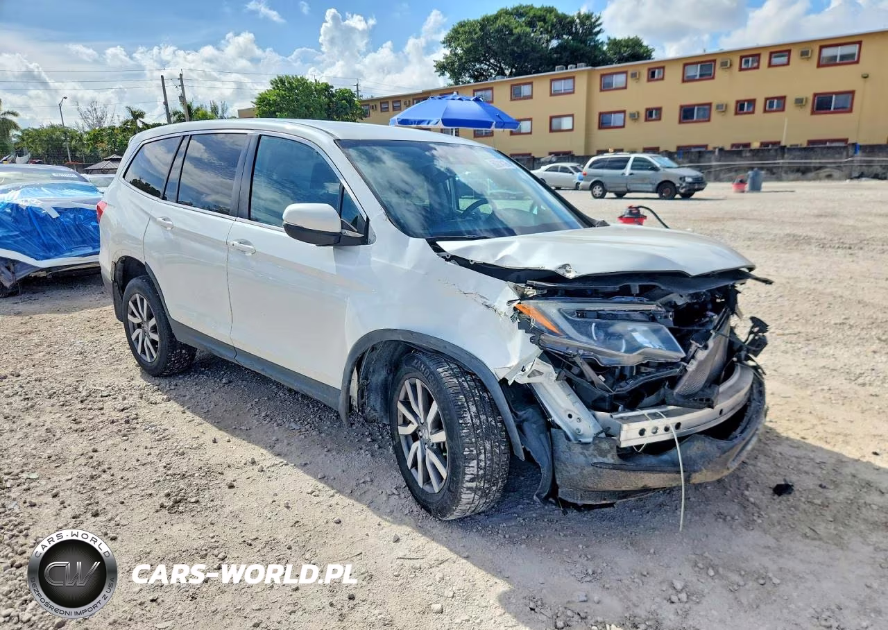 2021 Honda Pilot Ex VIN:5FNYF5H33MB036737 - 4