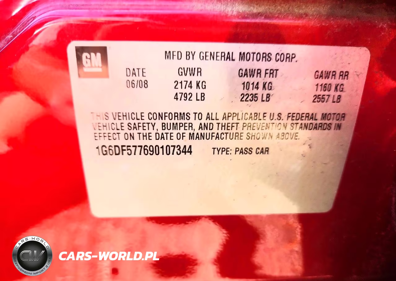 2009 Cadillac Cts VIN:1G6DF577690107344 - 13