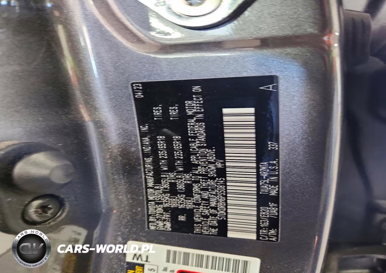 2023 Toyota Highlander Xle VIN:5TDKDRBH6PS508145 - 14