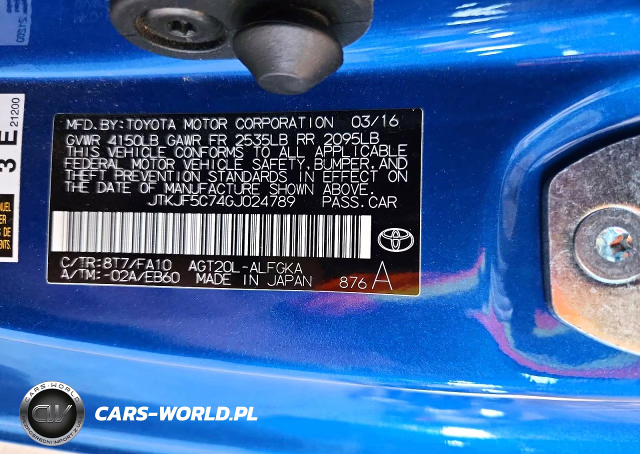 2016 Scion Tc Base VIN:JTKJF5C74GJ024789 - 13