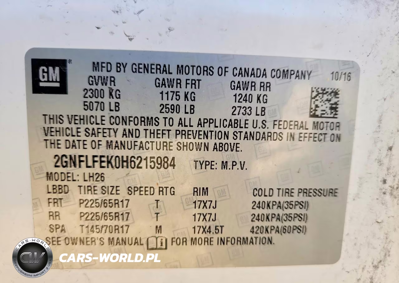 2017 Chevrolet Equinox Lt VIN:2GNFLFEK0H6215984 - 14