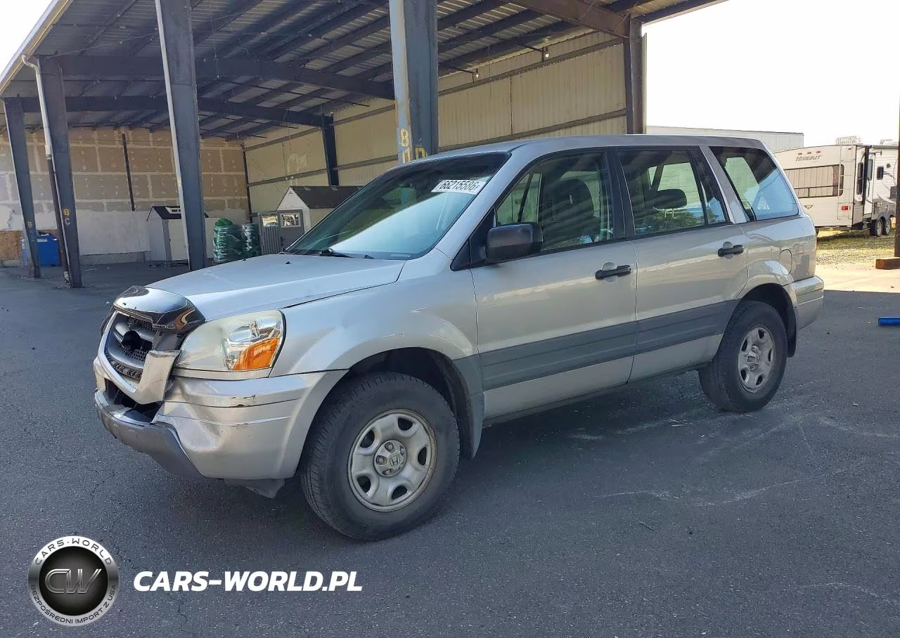 2004 Honda Pilot Lx VIN:2HKYF18174H512366 - 1