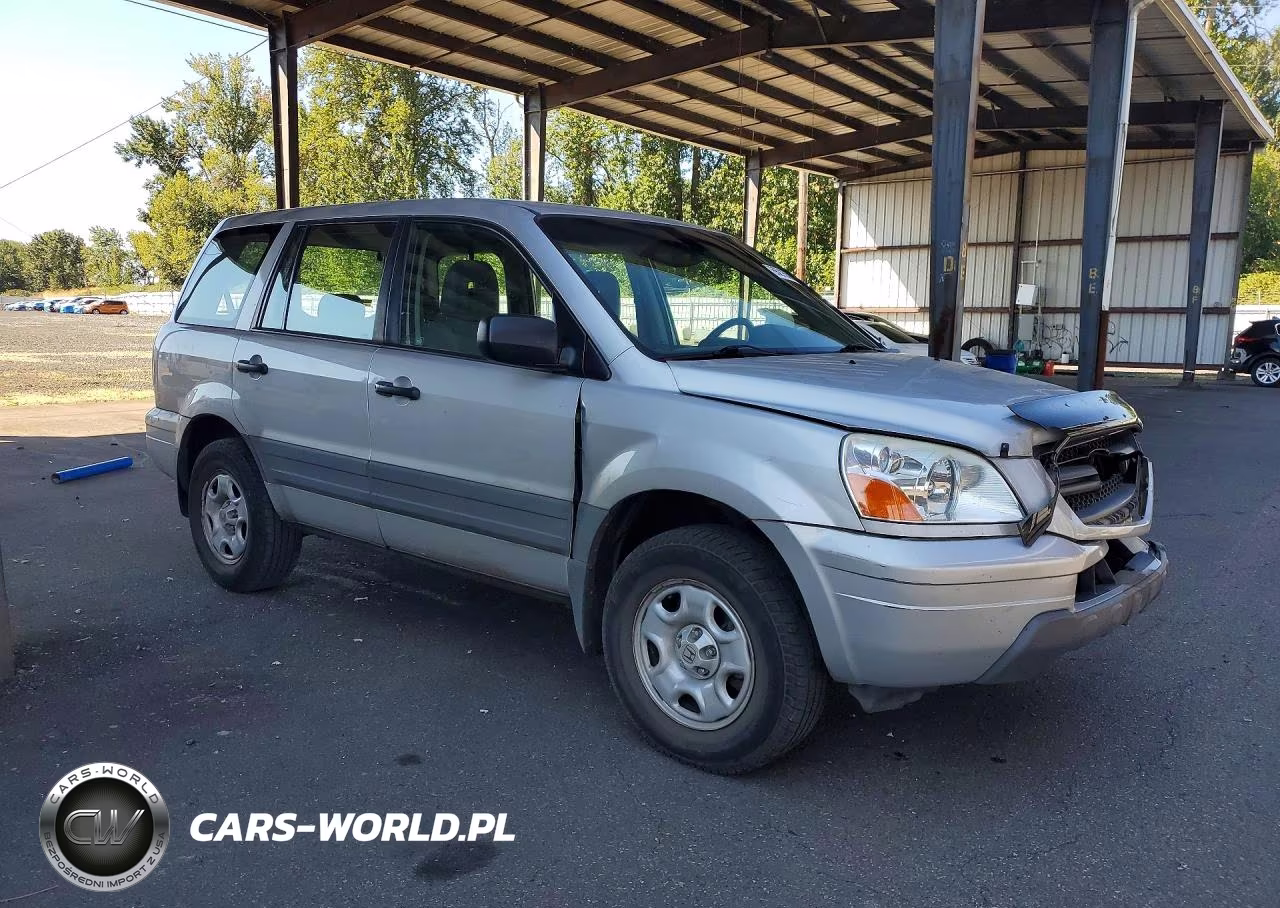 2004 Honda Pilot Lx VIN:2HKYF18174H512366 - 4